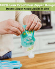 Reusable Food Pouches – Available in 3.4 oz, 5 oz, 7 oz (original)