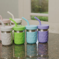 3-in-1 Stainless Steel Cups for Kids – 8 oz or 12 oz (Set of 4)