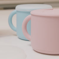 Silicone Snack Cups – Set of 2 with Lids