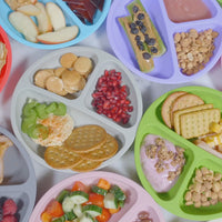 Silicone Suction Plates – Set of 3 (Lid Option Available)