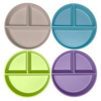 Bamboo Divided Plates (Set of 4)