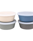 Bamboo Bowls with Lids (Set of 4) - 10 oz