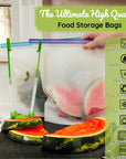 16 Cup Reusable Silicone Food Storage Bags