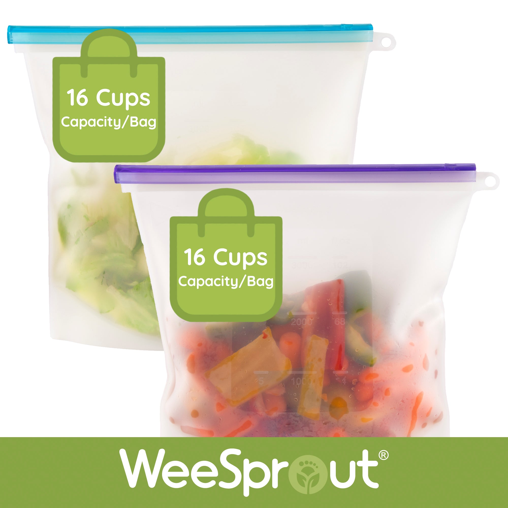 Zip Top Small Dish in Gray - Reusable Silicone Bags & Containers