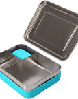 Stainless Steel Bento Box with Silicone Sleeve – Large