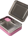 Stainless Steel Bento Box with Silicone Sleeve – Large