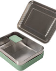 Stainless Steel Bento Box with Silicone Sleeve – Large