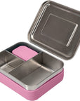 Stainless Steel Bento Box with Silicone Sleeve – Small