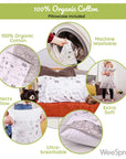 Organic Cotton Toddler Pillow & Pillowcase