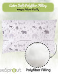 Organic Cotton Toddler Pillow & Pillowcase