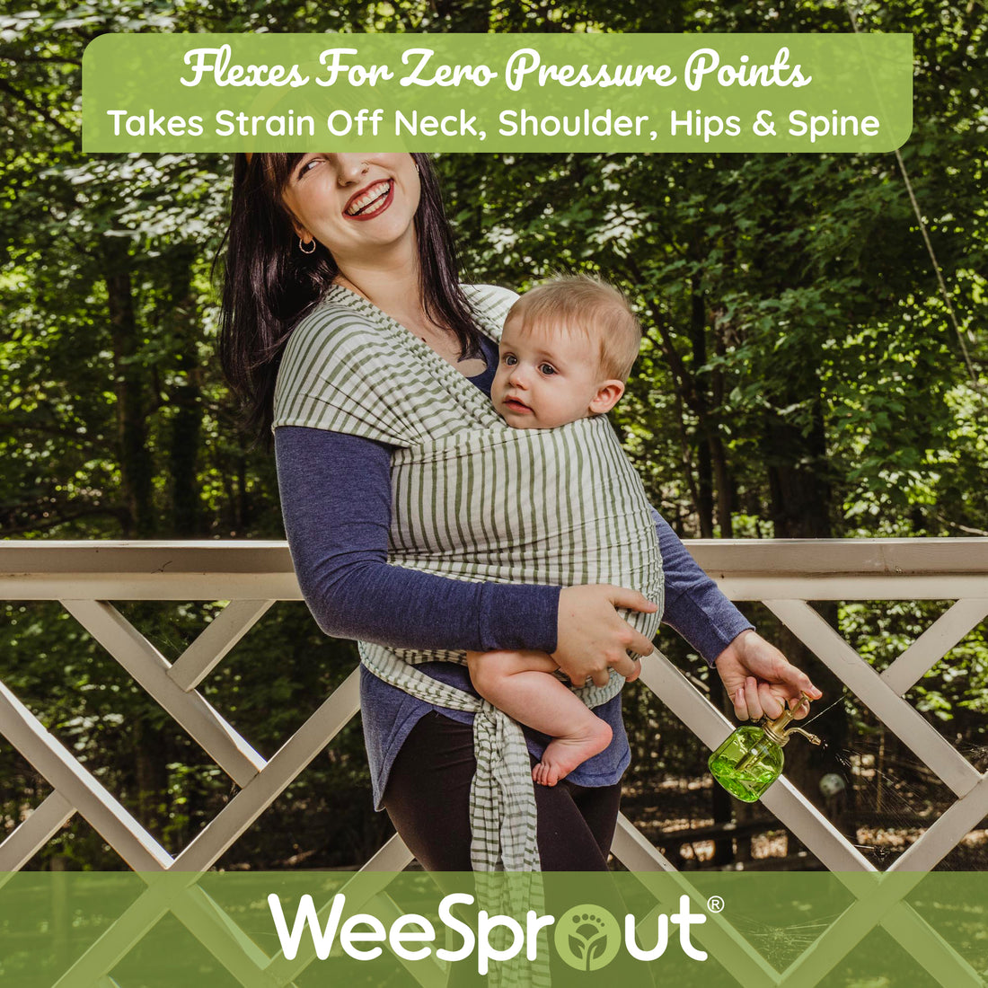 Baby Wrap Carrier – One Size Fits All