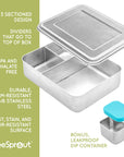 Stainless Steel Bento Box – Large