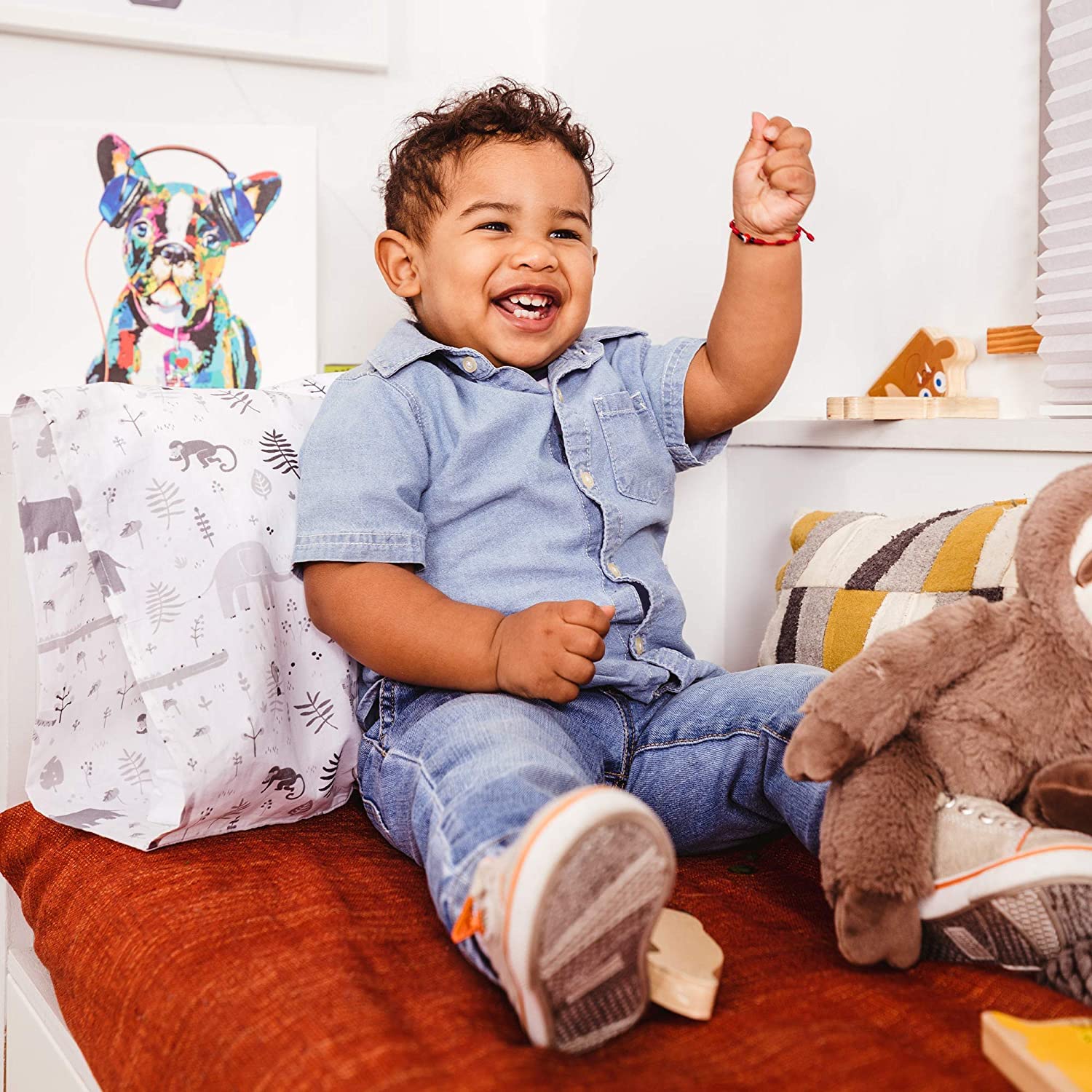 Organic Cotton Toddler Pillow &amp; Pillowcase