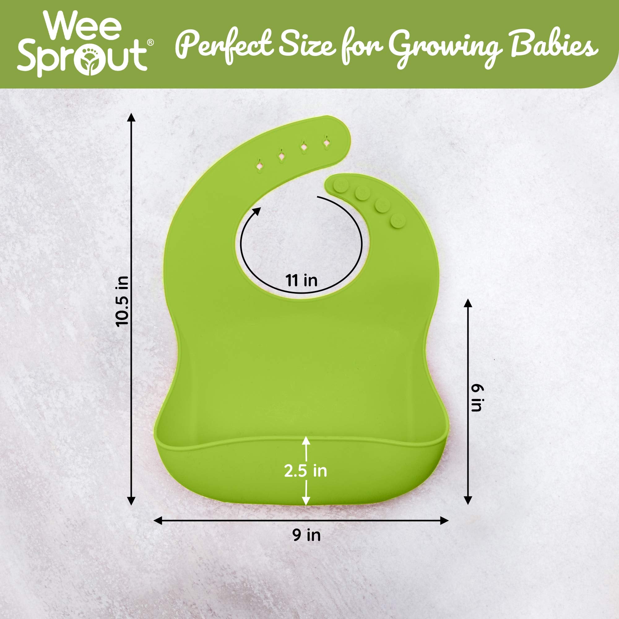 Waterproof Silicone Bibs