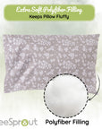 Organic Cotton Toddler Pillow & Pillowcase