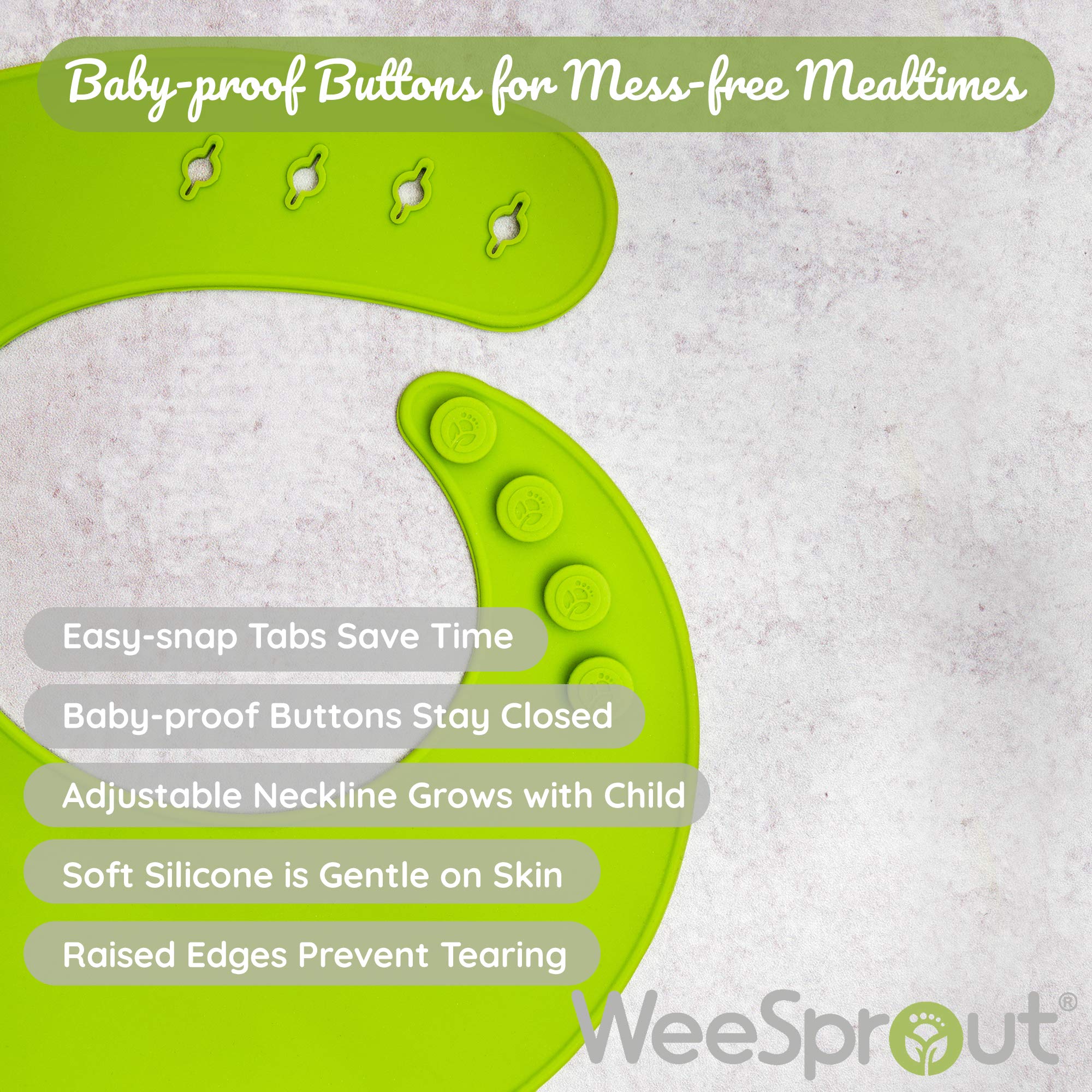 Waterproof Silicone Bibs