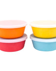 Bamboo Bowls with Lids (Set of 4) – 10 oz