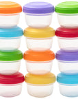 Plastic Baby Food Storage Containers (Set of 12)
