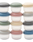 Plastic Baby Food Storage Containers (Set of 12)