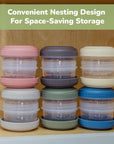 Plastic Baby Food Storage Containers (Set of 12)