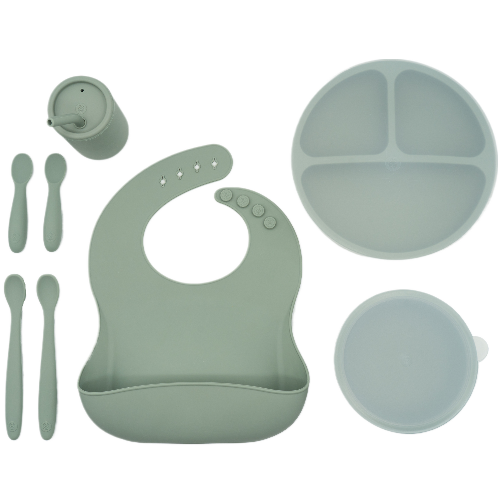 Baby-Led Weaning Silicone Feeding Bundle - 10 piece set