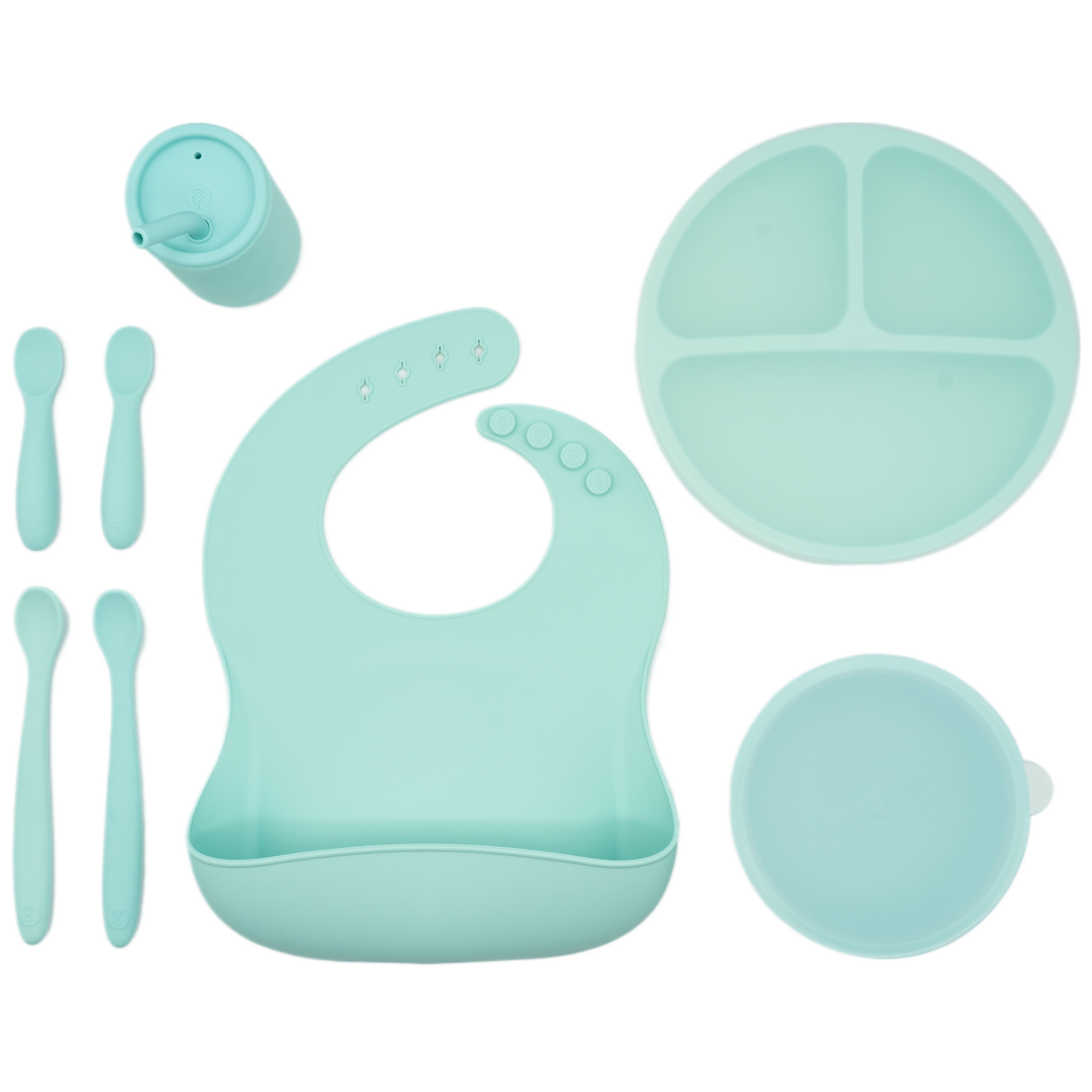 Baby-Led Weaning Silicone Feeding Bundle - 10 piece set
