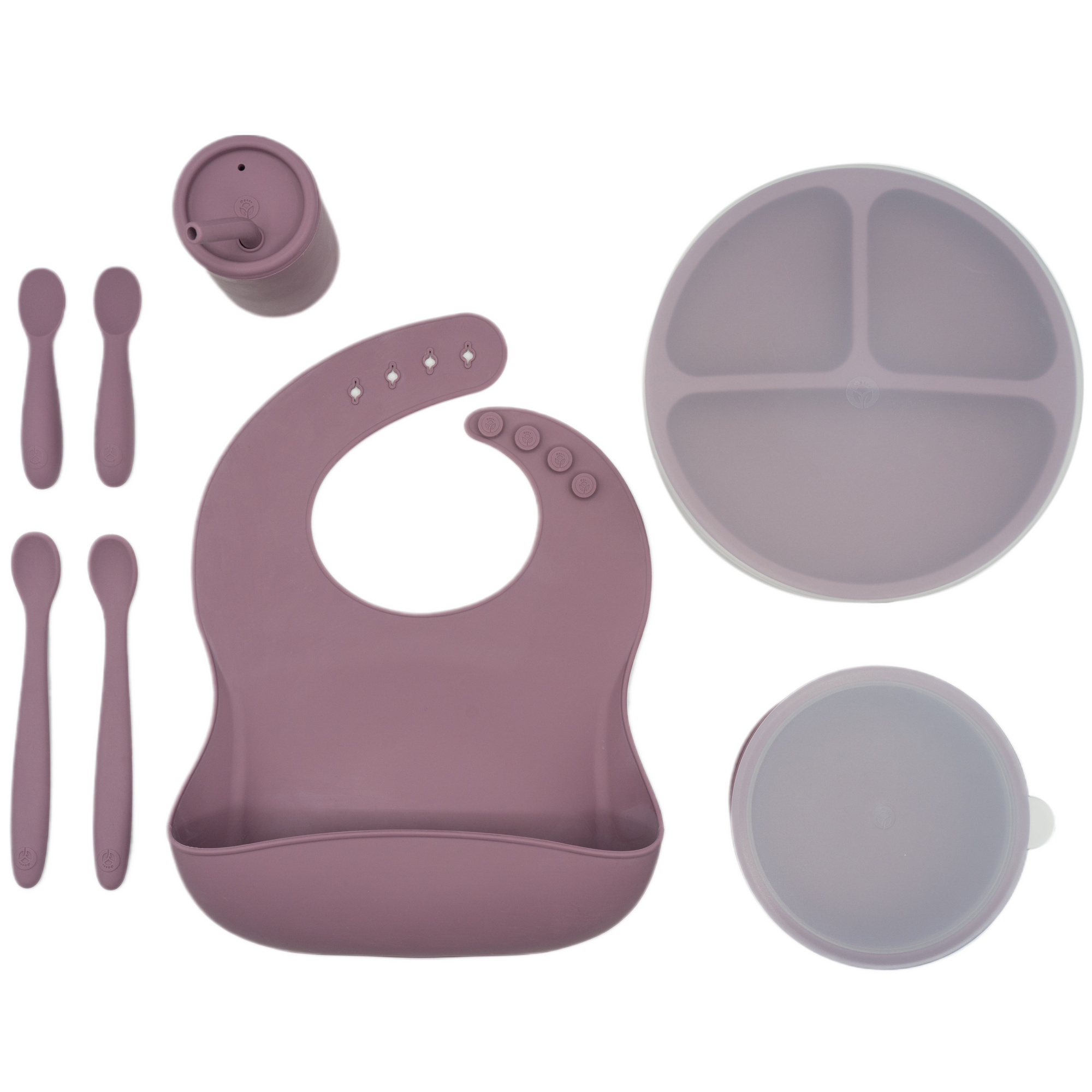 Baby-Led Weaning Silicone Feeding Bundle - 10 piece set