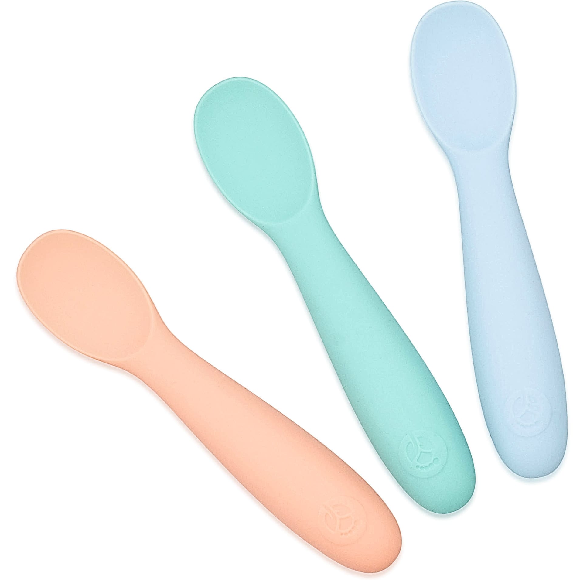 Baby-Led Weaning Silicone Spoons – Set of 3 with travel case