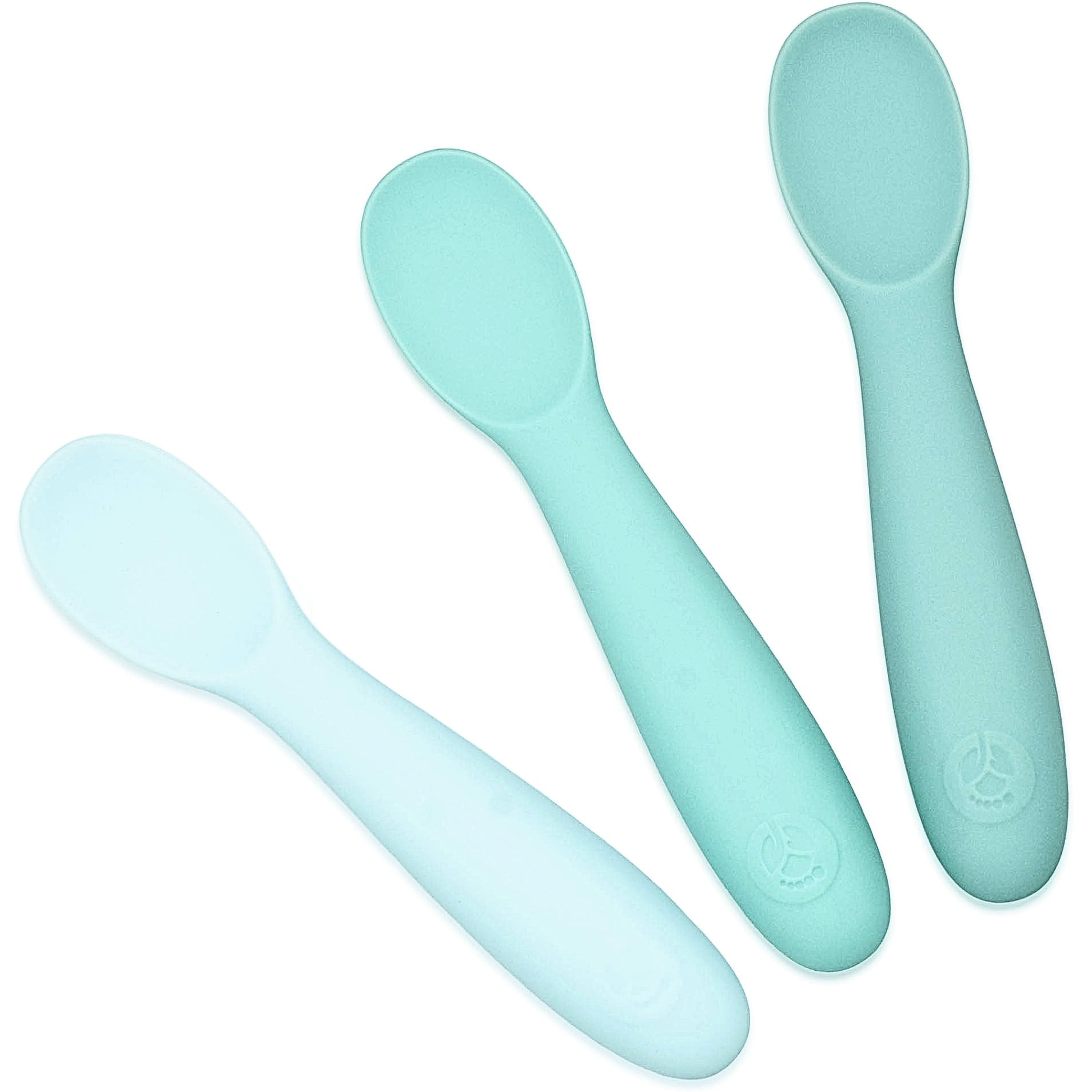 Baby-Led Weaning Silicone Spoons – Set of 3 with travel case