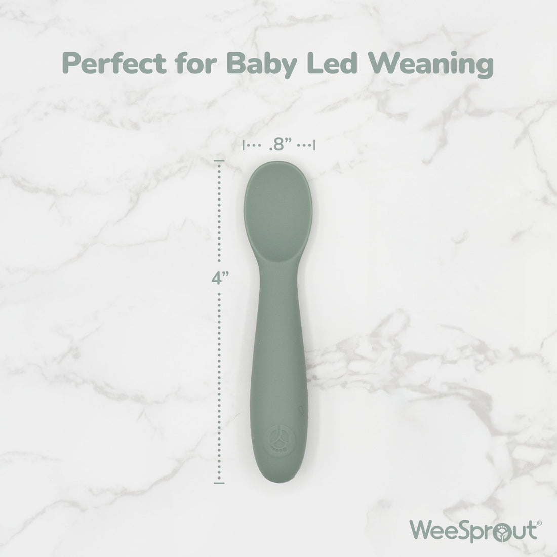 Baby-Led Weaning Silicone Spoons – Set of 3 with travel case