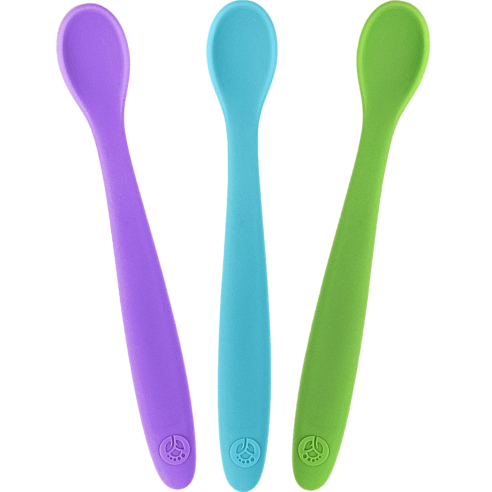 WeeSprout Silicone Baby Spoons