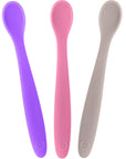 First Stage Infant Feeding Spoons – Set of 3 with Carrying Case