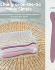 First Stage Infant Feeding Spoons – Set of 3 with Carrying Case