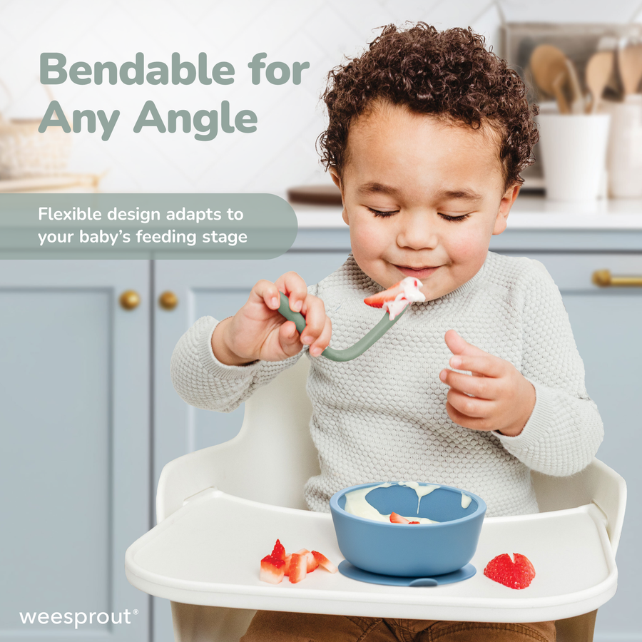 First Stage Infant Feeding Spoons – Set of 3 with Carrying Case