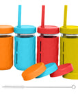 3-in-1 Glass Cups for Kids – 8 oz or 12 oz (Set of 4)