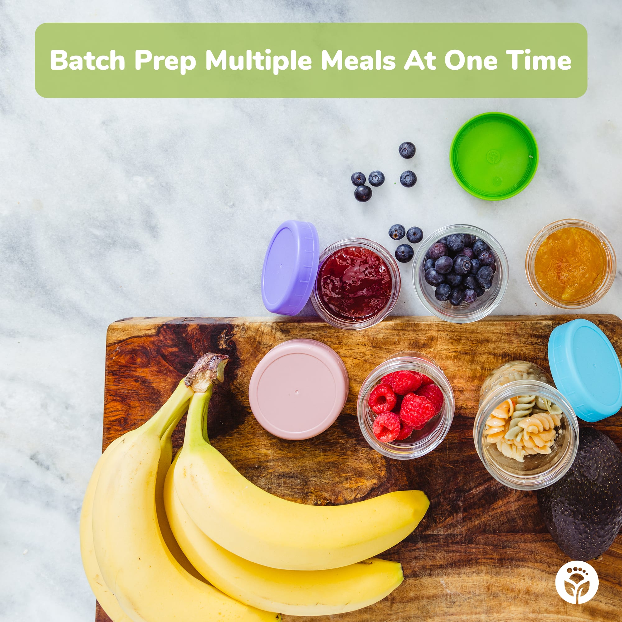 Glass Baby Food Storage Jars – 4 oz (Set of 12)