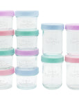 Glass Baby Food Storage Jars – 4 oz & 8 oz Mixed Set (12-Pack)