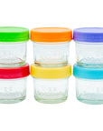 Glass Baby Food Storage Jars – 4 oz (Set of 6)