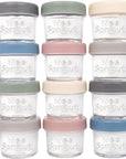 Glass Baby Food Storage Jars – 4 oz (Set of 12)