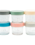 Glass Baby Food Storage Jars – 4 oz (Set of 6)