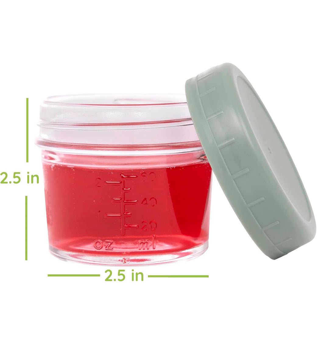Glass Baby Food Storage Jars – 4 oz (Set of 24)