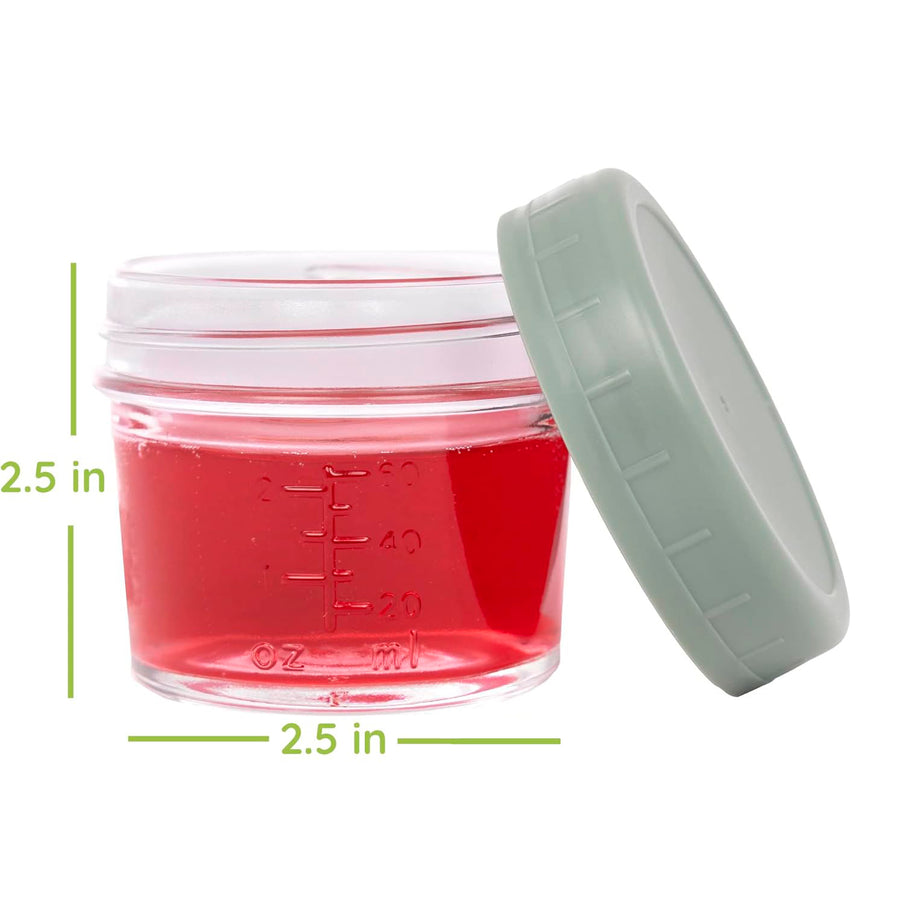Glass Baby Food Storage Jars – 4 oz (Set of 24)