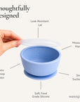 Silicone First Feeding Set – Cup, Suction Bowl with Lid & Baby Spoons