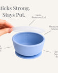 Silicone First Feeding Set – Cup, Suction Bowl with Lid & Baby Spoons