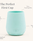 Silicone First Feeding Set – Cup, Suction Bowl with Lid & Baby Spoons