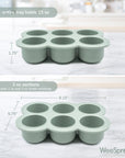 Silicone Baby Food Freezer Tray – 3 oz Sections