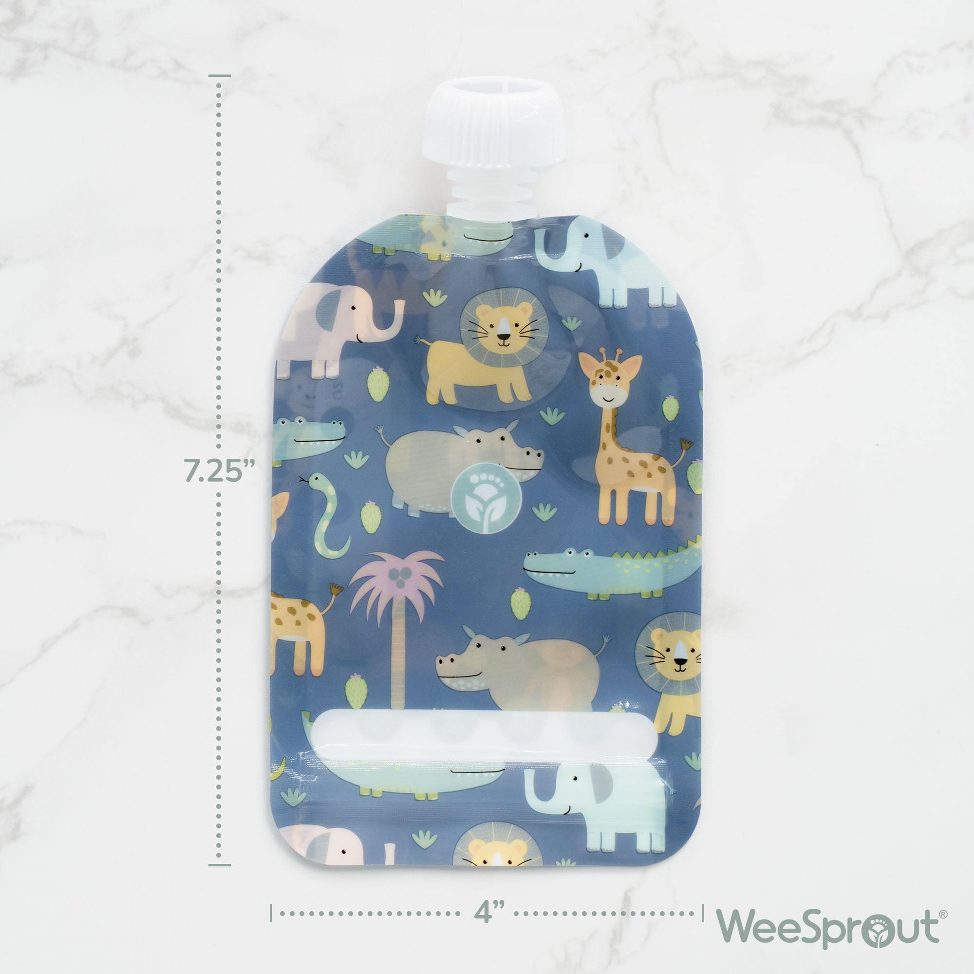 Reusable Food Pouches – Available in 3.4 oz, 5 oz, 7 oz, and Variety Packs