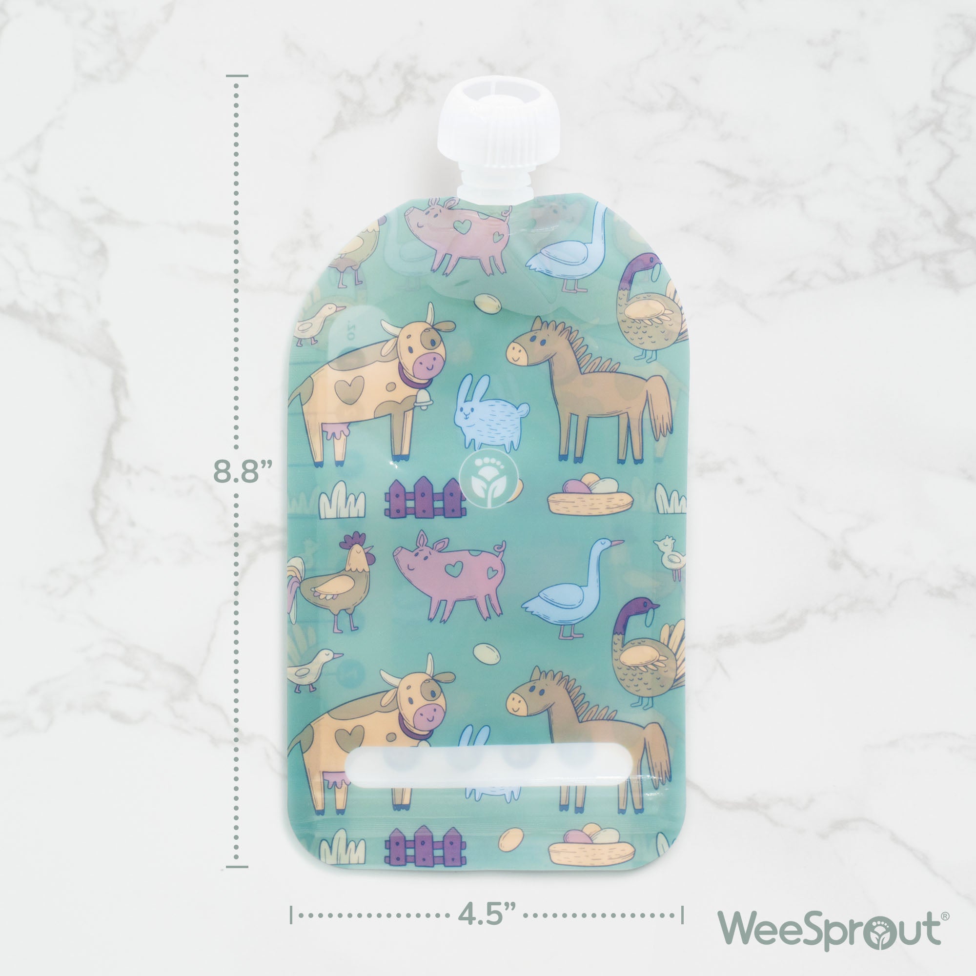 Reusable Food Pouches – Available in 3.4 oz, 5 oz, 7 oz, and Variety Packs