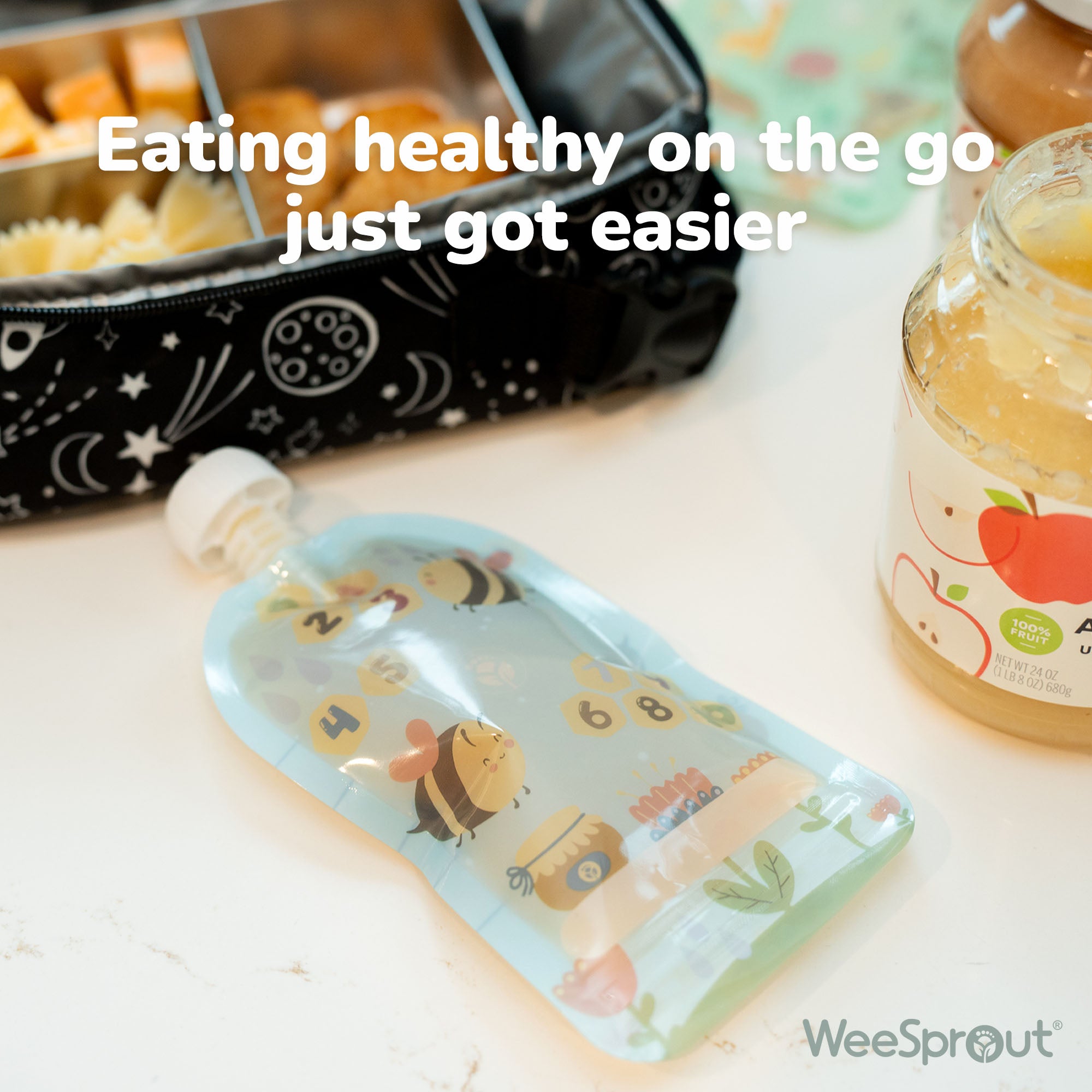 Reusable Food Pouches – Available in 3.4 oz, 5 oz, 7 oz (original)