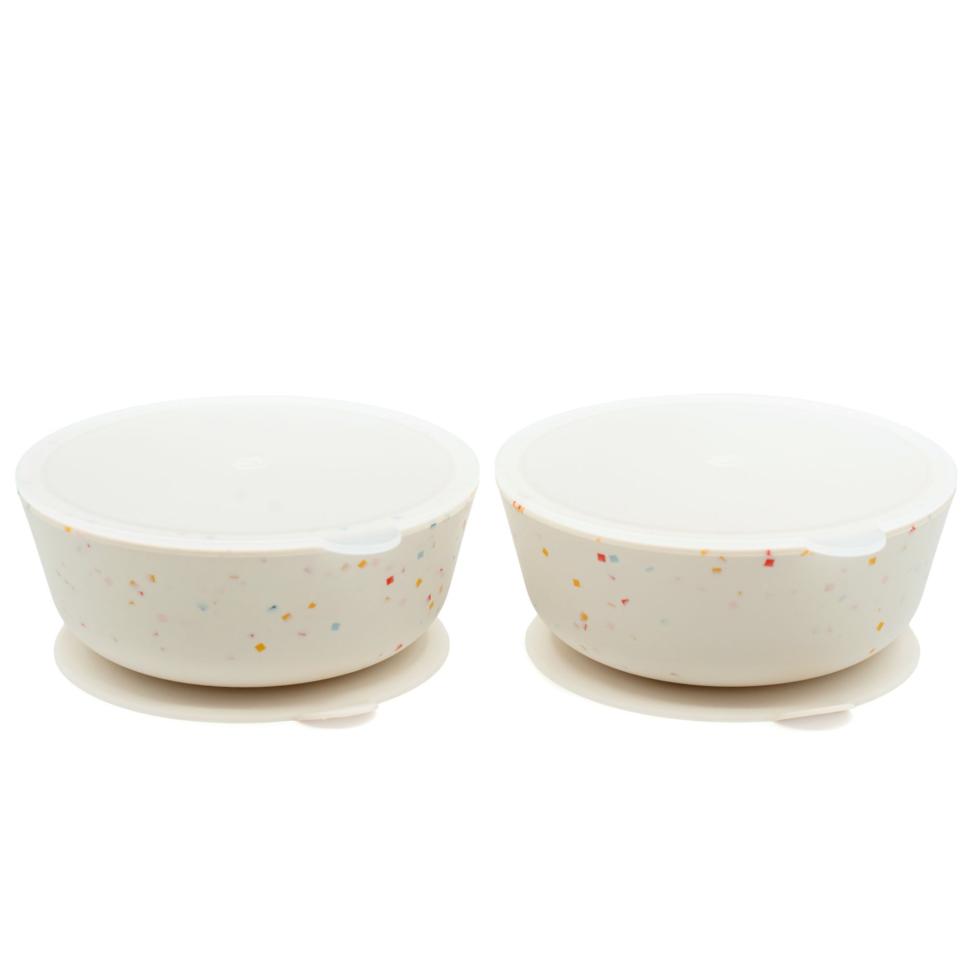 Silicone Suction Bowls with Lids – 12 oz (Set of 2)